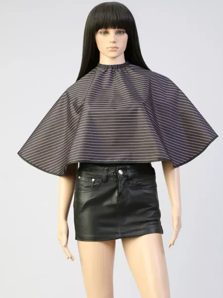 PROFESSIONAL STYLE Пеньюар парикмахерский на металлических крючках, 100*72см