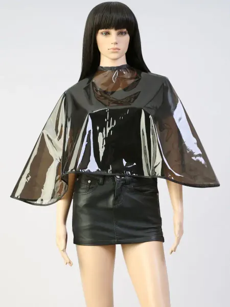 PROFESSIONAL STYLE Пеньюар парикмахерский из цветной мягкой пленки, 120*82см