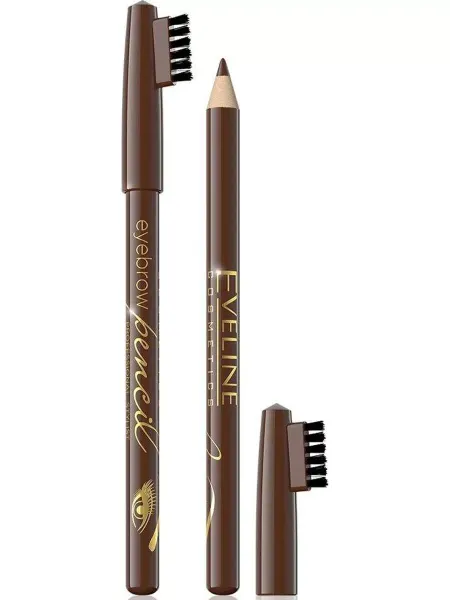 EVELINE Контурный карандаш для бровей Soft Brown Eyebrow Pencil, 4г