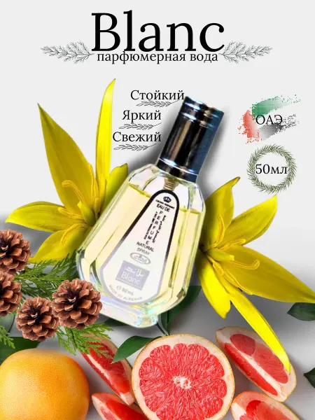 Blanc Духи мужские парфюмерная вода парфюм сладкий стойкий