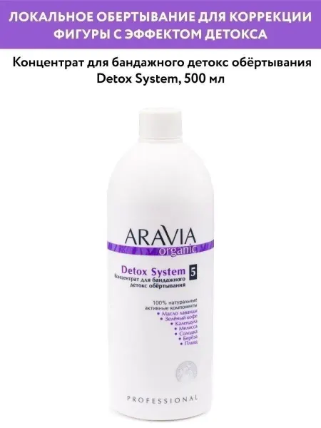 Aravia Organic Концентрат для бандажного детокс обёртывания, 500 мл