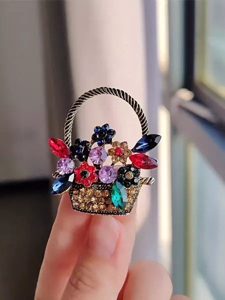 BijouBijou Брошь бижутерия цветы
