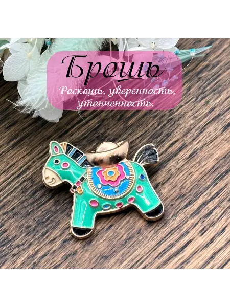 S&M beauty Брошь стильная