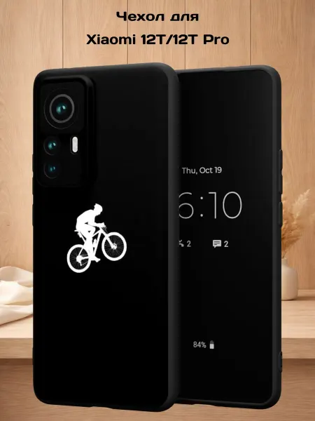 Case Style Чехол на Xiaomi 12T 12T Pro с принтом Велосипед