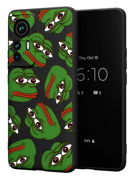 FACTORIA Чехол на Xiaomi 12T 12T Pro с принтом Пепе