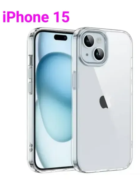 IBamper Чехол на iPhone 15 прозрачный