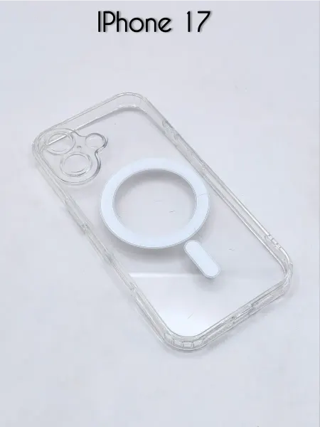 SALMAN COVERS Чехол прозрачный на iphone 17 MagSafe