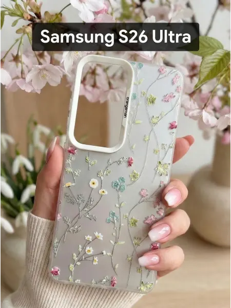 Red Cat Чехол на Samsung Galaxy S26 Ultra Полевые цветы 1B