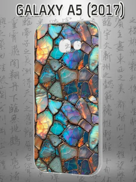 Case Маркет Чехол на Samsung A5 2017 с принтом Алмазы