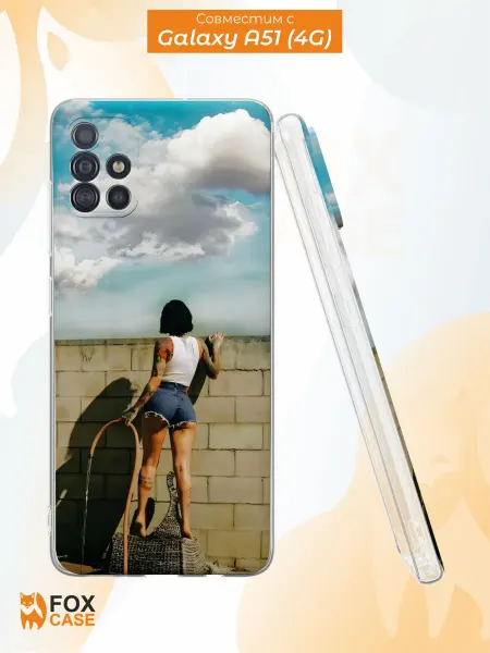 Fox Case Чехол на Samsung А51 4G с принтом Y2K