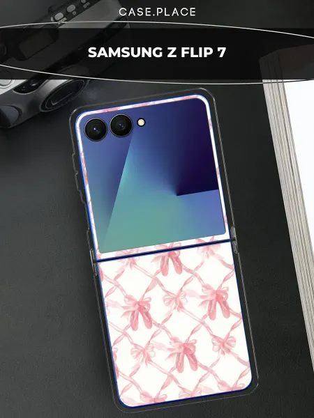Samsung Чехол на Z Flip 7 с бантиками