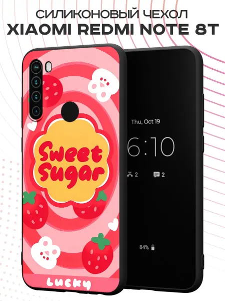 FACTORIA Чехол на Xiaomi Redmi Note 8T с принтом Sweet Sugar