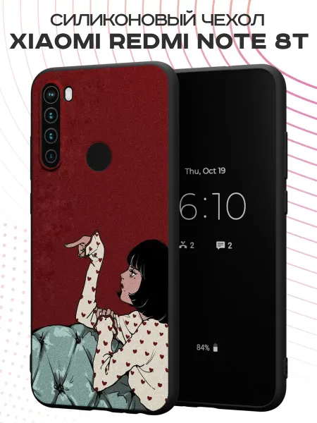 FACTORIA Чехол на Xiaomi Redmi Note 8T с принтом Аниме