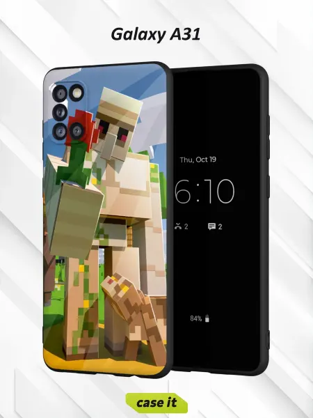 Case it Чехол на Samsung A31с принтом Железный голем