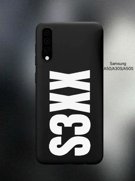 ABX-case Чехол на Samsung A50 с надписью
