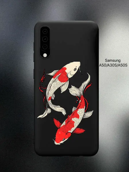 ABX-case Чехол на Samsung A50 с рыбами