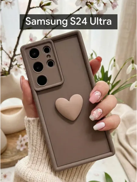 Orangeman Чехол на Samsung Galaxy S24 Ultra с принтом Сердечко