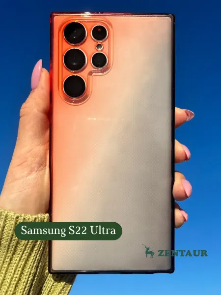ZENTAUR Чехол на Samsung Galaxy S22 Ultra с принтом градиент