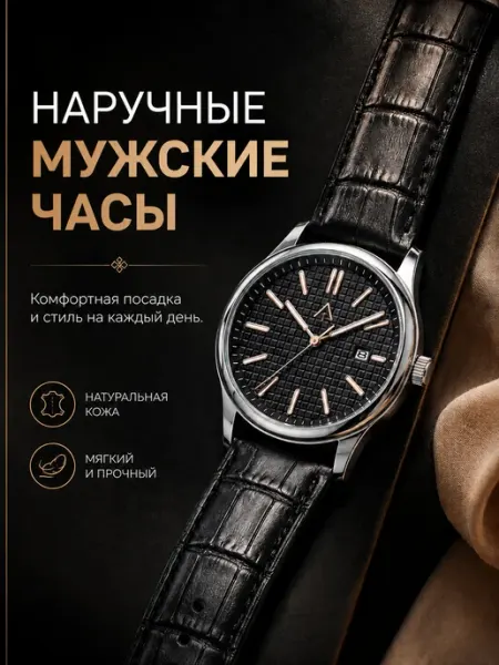 GifTree Часы наручные кварцевые классические для любого стиля