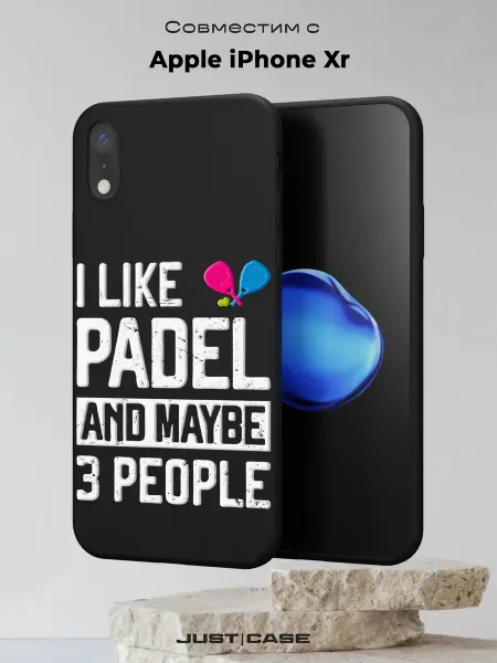 Принт-бутик Чехол на iPhone XR с принтом I Like Padel