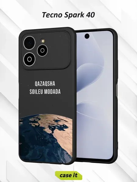 Case it Чехол на Tecno Spark 40с принтом Планета Земля