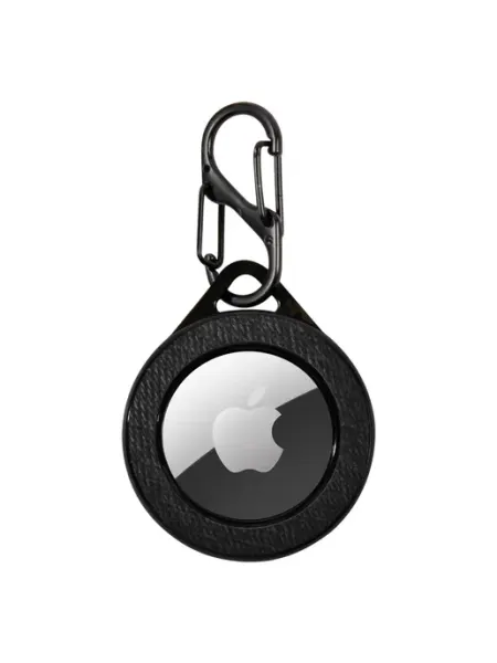 MObility Чехол-брелок с карабином Apple AirTag черный