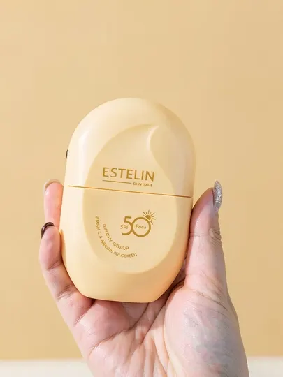 Солнцезащитный крем с витамином C и арбутином ESTELIN Super UV Tone-Up SPF 50 PA++, 60 г