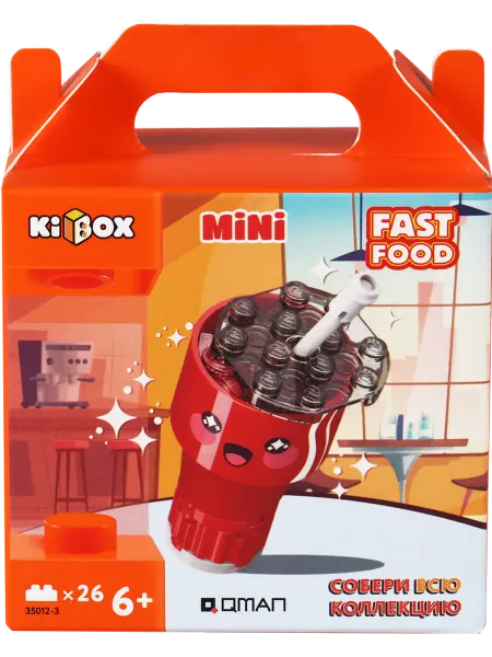 Kibox Конструктор Фастфуд, в ассортименте, Арт. 35012