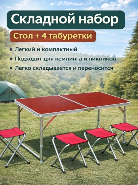 МаркетONE Набор складной мебели Coolwalk 8812+4