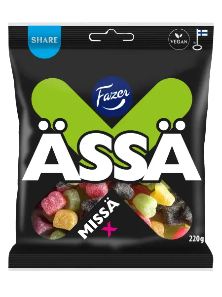 Fazer Мармелад кислый с лакрицей Assa Missa X сальмиакки 220 г