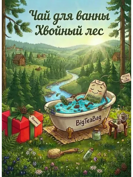 BigTeaBag Чай для ванны Хвойный лес