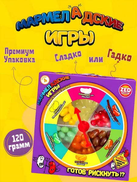 Конфитой Мармеладские игры необычные конфеты с приколом