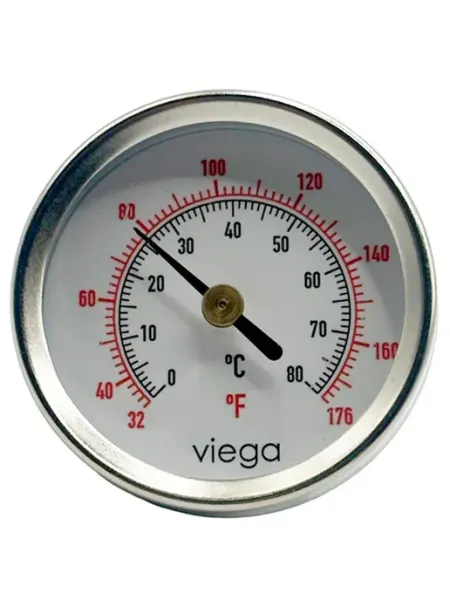 Термометр погружной VIEGA Fonterra 50 мм х 80*С