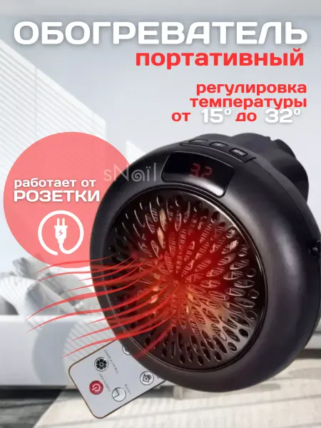Мини обогреватель настенный портативный