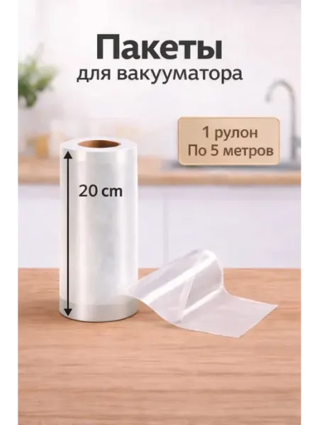 Пакеты для вакууматора рифленые