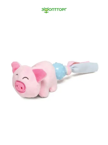 Triol Игрушка мягкая Mini Dogs Хрюшка для мини-собак 16 см