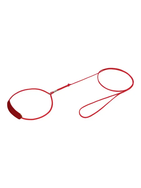 ZOOONE Ринговка для собак 3мм, с кожаным расширителем