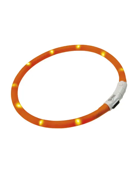 Ferplast Ошейник Night Over 55 мерцающий с USB зарядкой 70 см