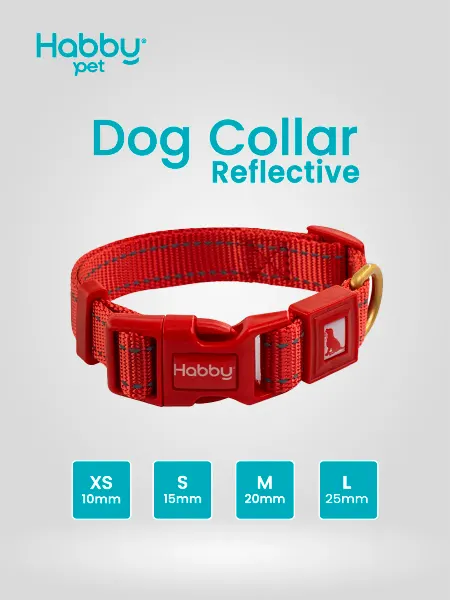 Habby Pet Ошейник для собак светоотражающий Reflective