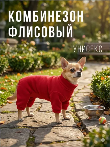 Latzar Комбинезон флисовый для собак унисекс