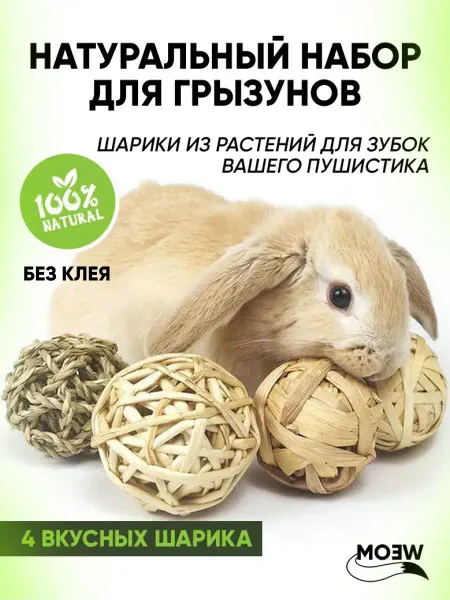 MOEW Игрушки для грызунов лакомство