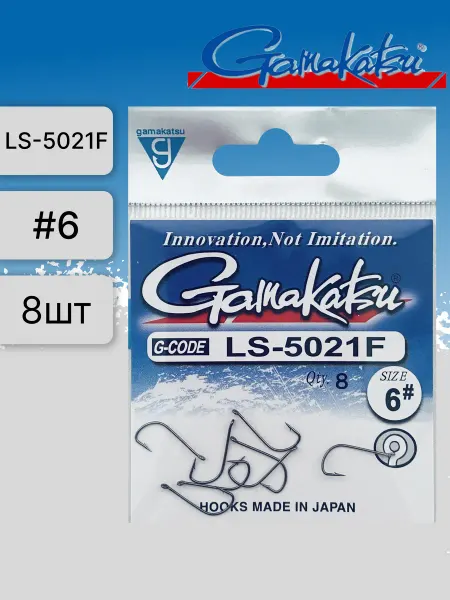 Моя рыбка Рыболовные крючки Gamakatsu LS-5021F № 6