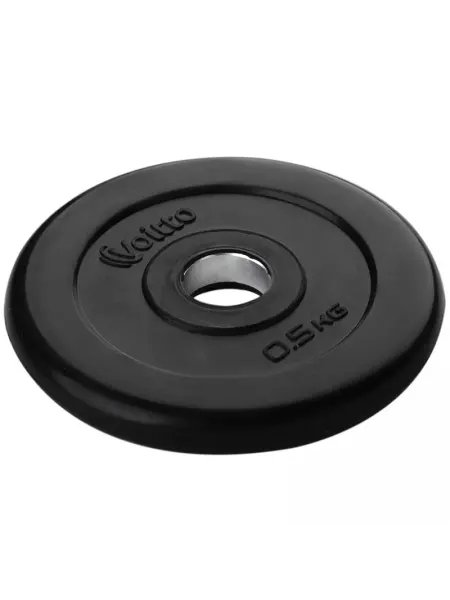 Voitto Диск обрезиненный V-307 0,5 кг, черный (d31)