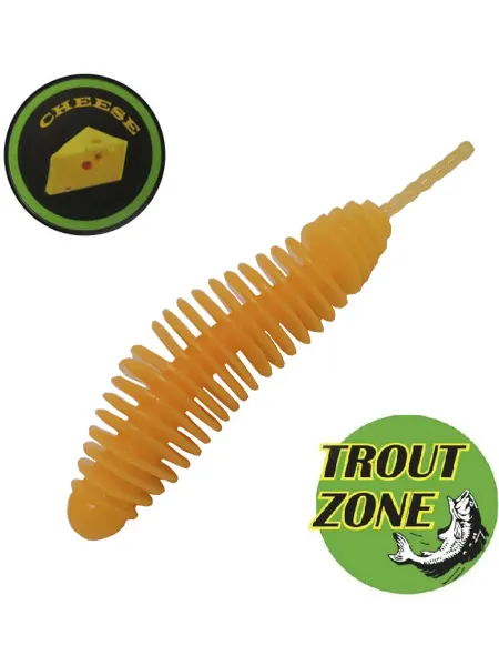 Trout Zone Приманка Plamp 2,5" (7шт) Сыр персик