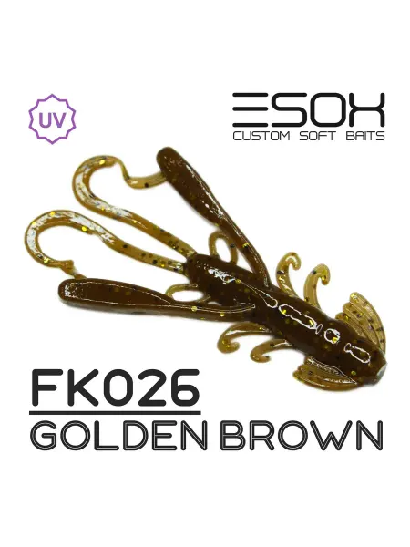ESOX Jump Craw 2"(50мм)8шт FK026 Приманка на Окуня,Судака,Берша