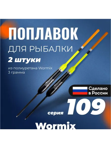Поплавок для летней рыбалки Wormix, набор 2 шт, 3 гр
