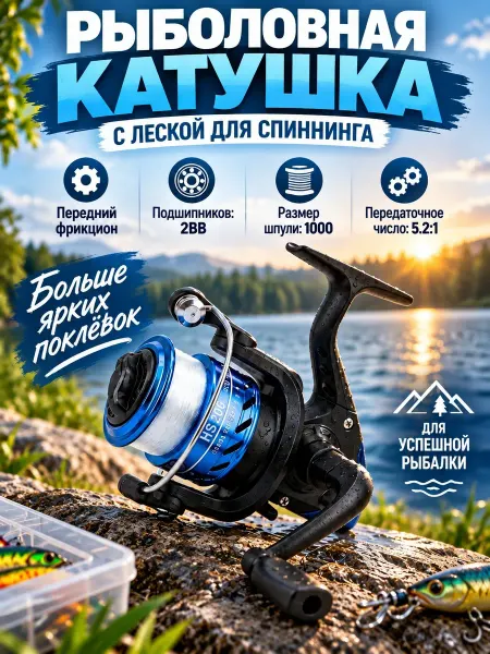 Катушка рыболовная для спиннинга