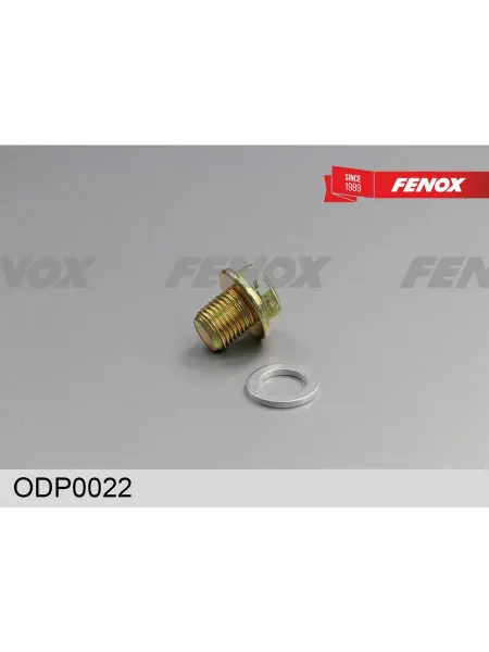 FENOX Маслосливной болт в поддон ODP0022 Volvo Hyundai Kia
