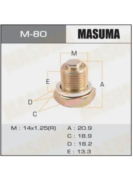 MASUMA Болт RENAULT