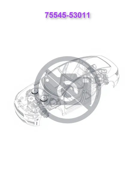 Toyota 7554553011, Клипса